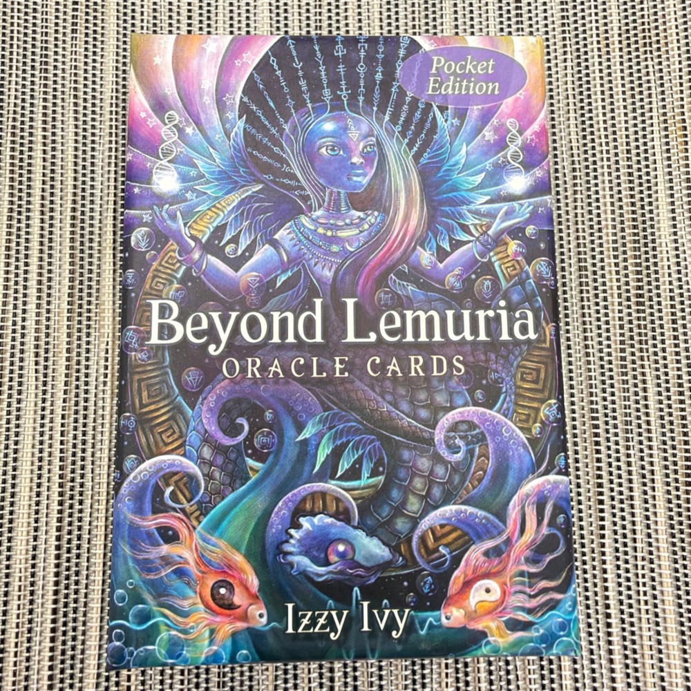 Beyond Lemuria Oracle Cards Izzy Ivy Pocket Edition 56 Card Deck Spiritual Gift